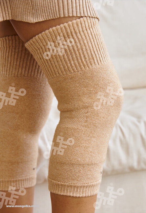 Наколенники длинные из монгольской шерсти (арт. 03105)