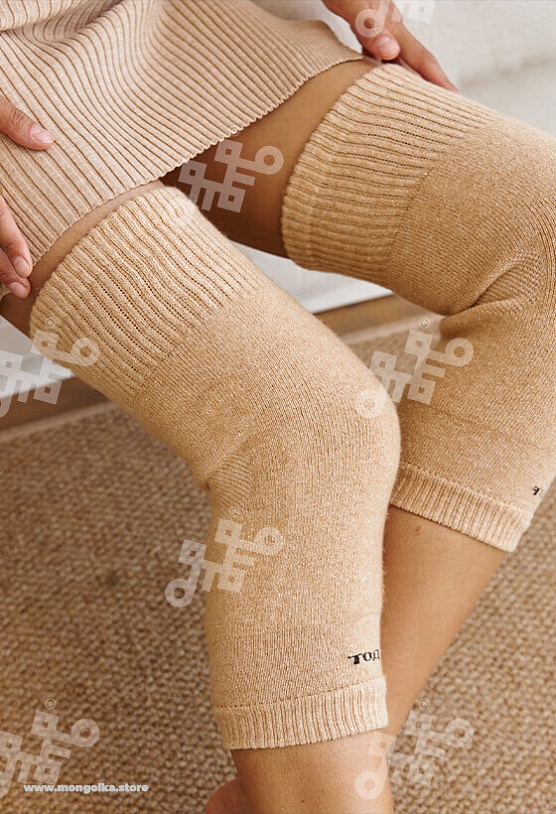 Наколенники длинные из монгольской шерсти (арт. 03105)