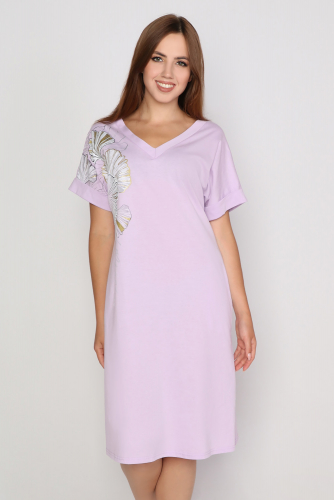 Платье Веер,  лиловый