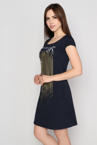 Платье Азарт, темно-синий