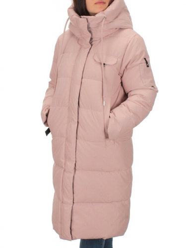 2208 PINK Пальто зимнее женское Flance Rose (200 гр. холлофайбер) размер 42 российский