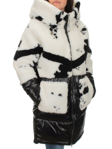 A58 BLACK Пальто зимнее женское ANAVISTA (200 гр. холлофайбер) размер 46 российский
