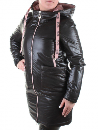 B19116 BLACK Пальто демисезонное женское Aikesdfrs размер XL - 48российский