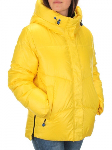 21069 YELLOW Куртка зимняя женская Flance Rose (200 гр. холлофайбер) размер 44 российский