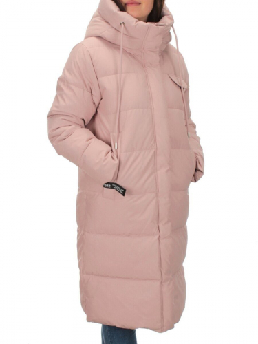 2208 PINK Пальто зимнее женское Flance Rose (200 гр. холлофайбер) размер 42 российский