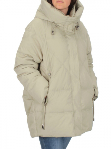 H23-683 OLIVE Куртка зимняя облегченная женская (150 гр. холлофайбер) размер L - 46 российский