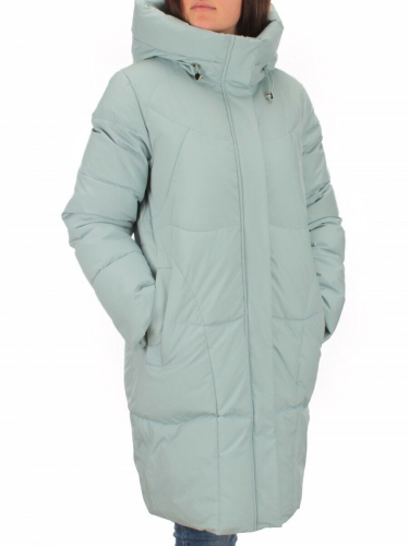 2301 MENTHOL Пальто зимнее женское Flance Rose (200 гр. холлофайбер) размер 46