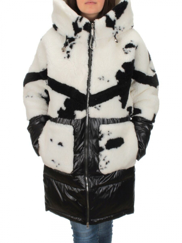 A58 BLACK Пальто зимнее женское ANAVISTA (200 гр. холлофайбер) размер 46 российский