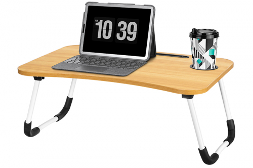 БЫЛО 1270 руб! Складной столик для компьютера 60*40*28 см 