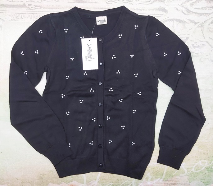 CKOH002 Жакет для девочки вязанный WOOLI