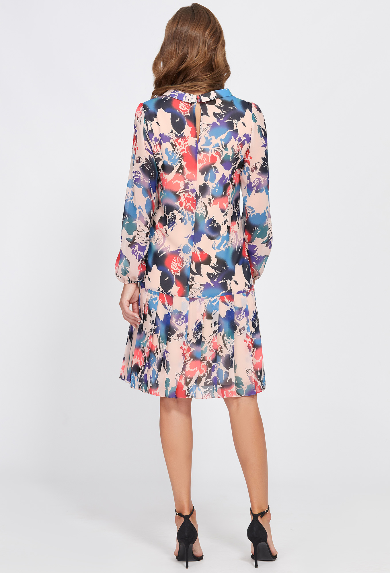 ст. цена2499руб.! Платье Bazalini 4778 бежевый узор