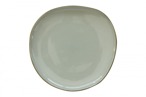 Тарелка закусочная Organica, зелёная, 22 см, 62676