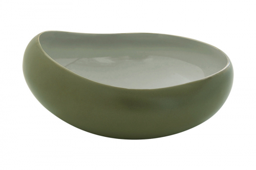 Тарелка суповая Organica, зелёная, 19 см, 1 л, 62675