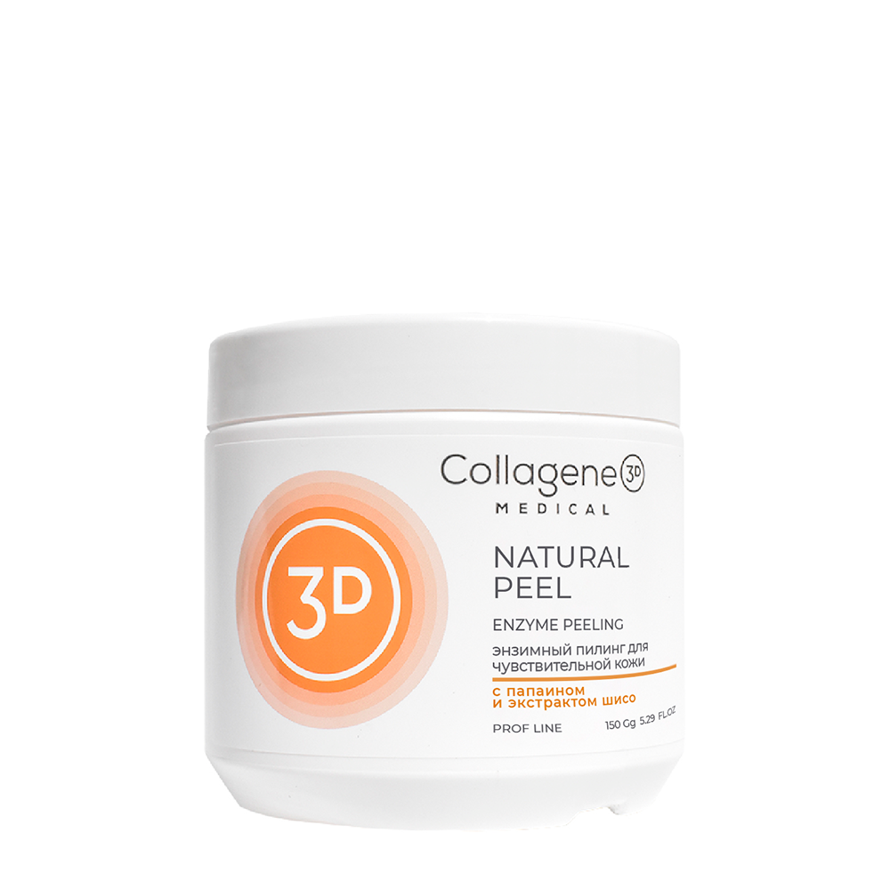 Пилинг с папаином и экстрактом шисо / Natural Peel 150 гр MEDICAL COLLAGENE 3D