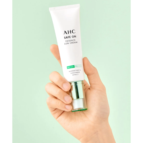 AHC Крем солнцезащитный с экстрактом центеллы - Safe on essence sun cream SPF50+ PA++++, 50мл