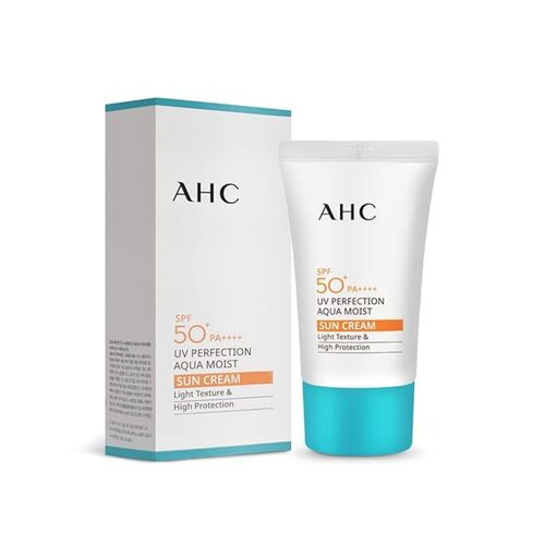 AHC Крем солнцезащитный увлажняющий SPF50+/PA++++ - UV perfection aqua moist sun cream, 50мл