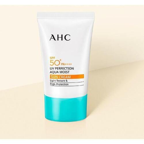 AHC Крем солнцезащитный увлажняющий SPF50+/PA++++ - UV perfection aqua moist sun cream, 50мл