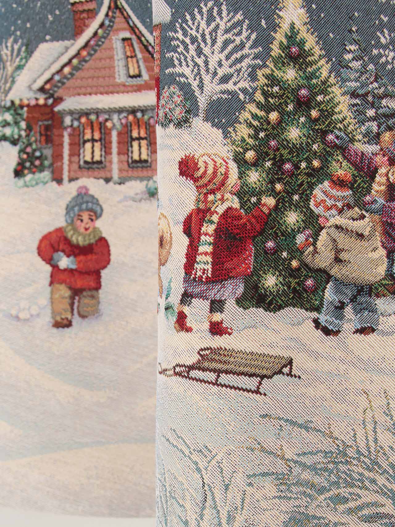 Большая семья Скатерть круг д165 см 2311426 б/л