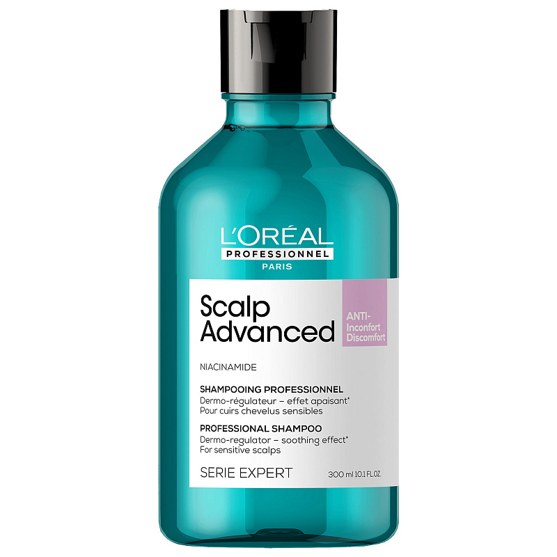 LOREAL Шампунь регулирующий баланс чувствительной кожи головы Scalp Advanced, 300 мл