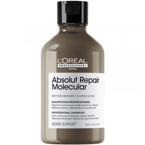 LOREAL Шампунь для молекулярного восстановления волос Absolut Repair Molecular, 300 мл