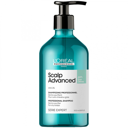 LOREAL Шампунь для жирных волос Scalp Advanced, 500 мл