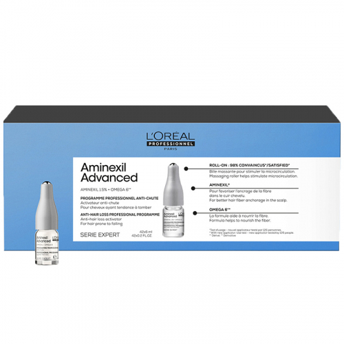 LOREAL Программа Aminexil Advanced ампулы от выпадения волос, 42*6 мл
