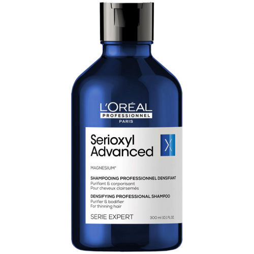 LOREAL Профессиональный шампунь Serioxyl Advanced для очищения и уплотнения волос, 300 мл