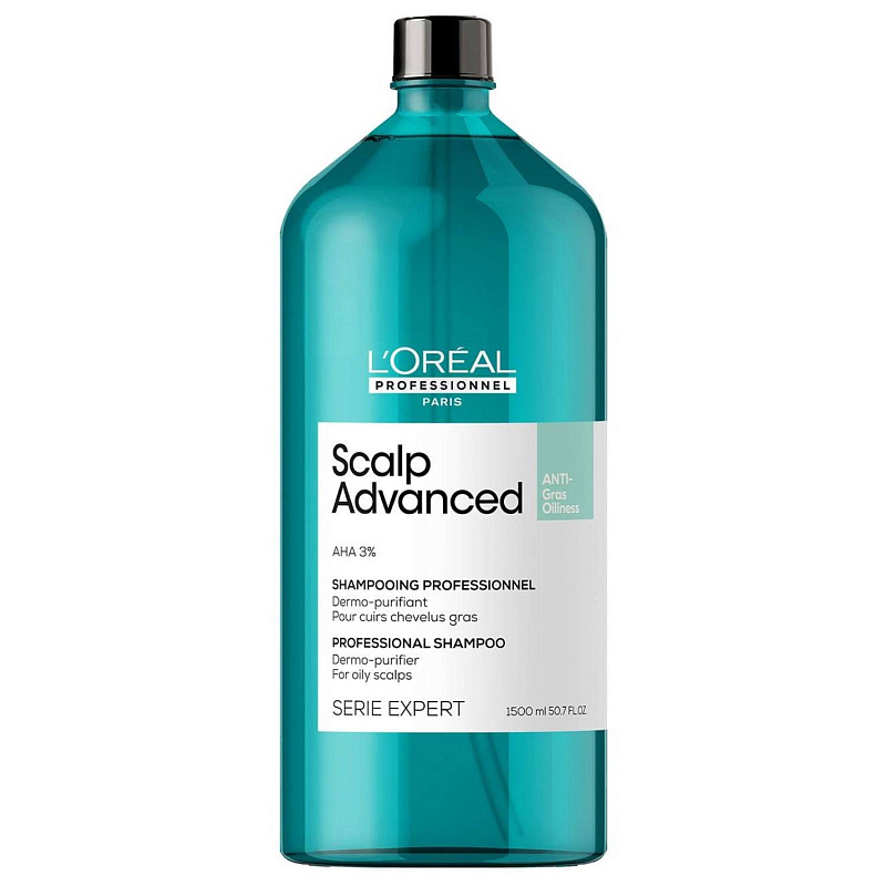LOREAL Шампунь для жирных волос Scalp Advanced, 1500 мл
