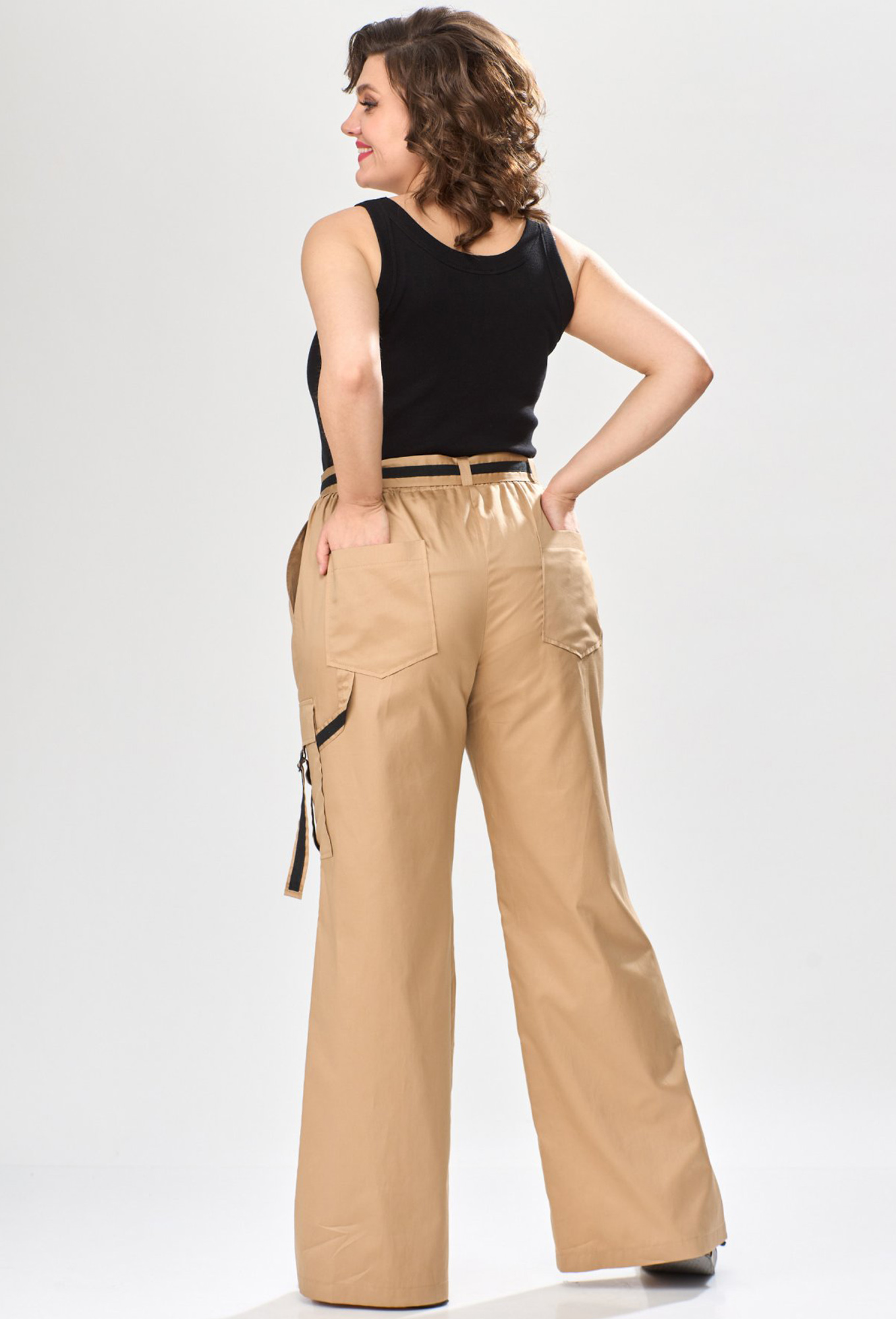 ст. цена1999руб.! Брюки Anastasia Mak 1097 песочный