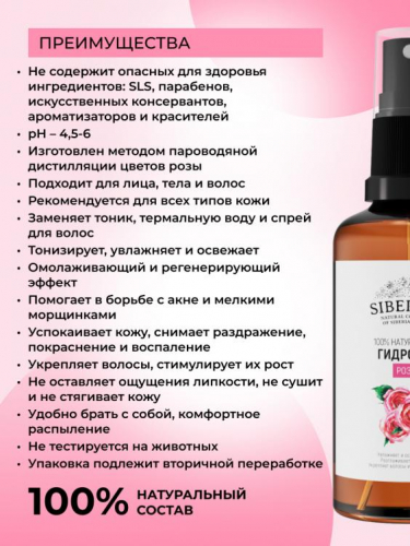 Гидролат розы