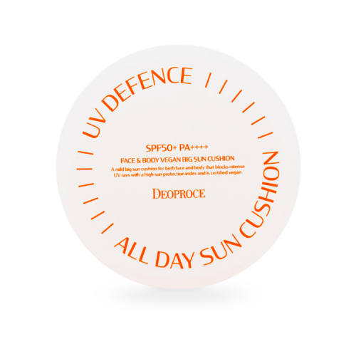 Солнцезащитный крем для лица и тела (кушон) DEOPROCE UV DEFENCE ALL DAY SUN SPF50+ PA+++  25г