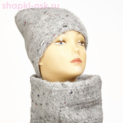 Camila 2-ка флис (колпак+шарф-кольцо) Комплект