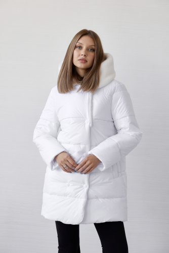 СТ.ЦЕНА 5300 руб//Куртка женская зимняя 25808 (белый)