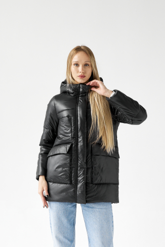 СТ.ЦЕНА 4500 руб//Куртка женская зимняя 24808 (черный)