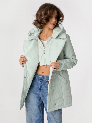 Демисезонная куртка-трансформер 23339 св.зеленый. Старая цена 4950 руб. Новая цена 3500 руб!