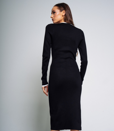 Платье #КТ426, чёрный