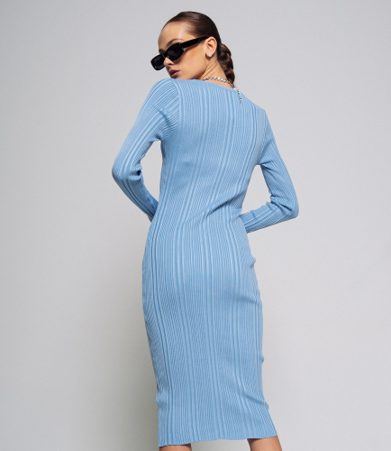 Платье #КТ307 (1), голубой