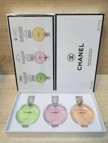 Chanel Chance набор 3x30ml (Для женщин)