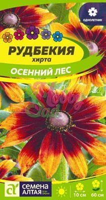 Цветы Рудбекия хирта Осенний Лес (0,2 г) Семена Алтая