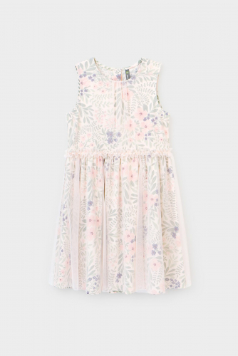 Платье CROCKID #844689Светлый жемчуг,летний сад к383