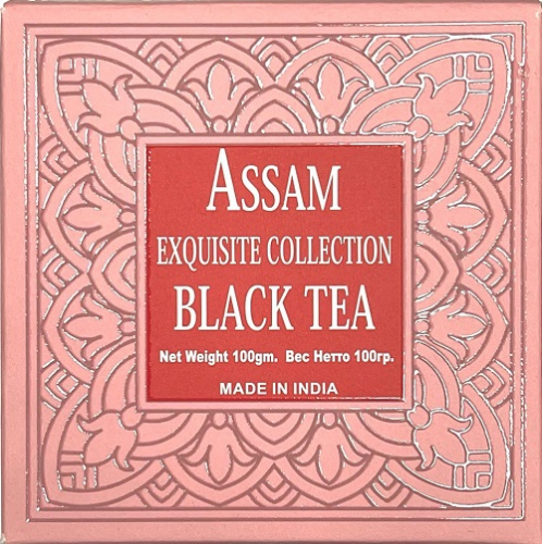 Bharat Bazaar Чай Ассам Изысканная Коллекция черный лист Assam Exquisite Collection Black Tea 100г