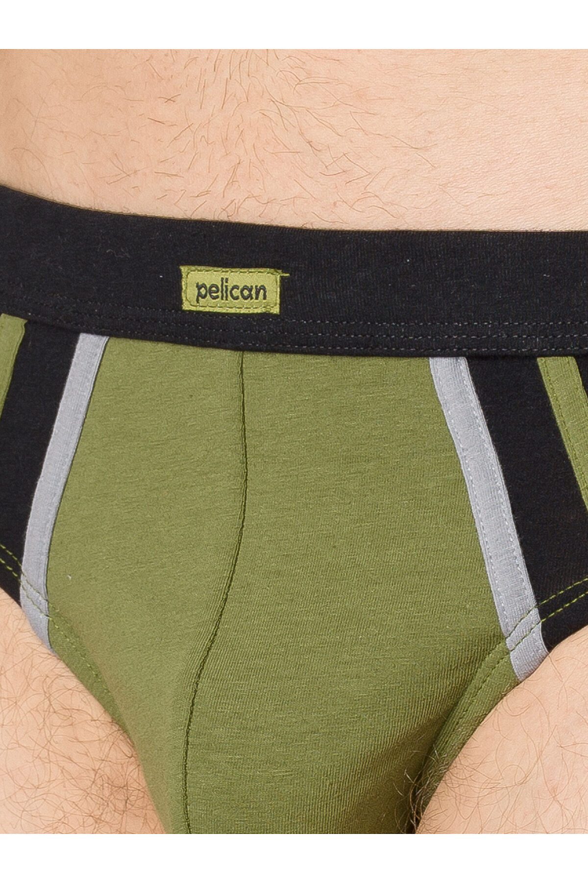 Трусы PELICAN #915724Черный/зеленый