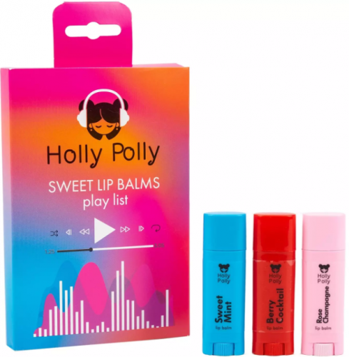 Набор бальзамов для губ Holly Polly SWEET LIP BALMS