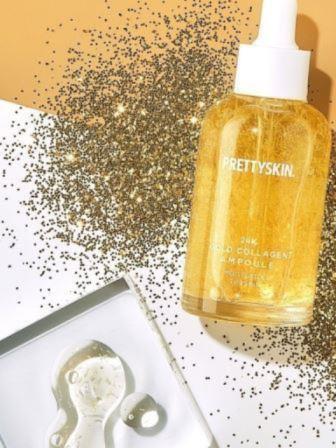 PRETTYSKIN / Омолаживающая сыворотка с золотом и коллагеном 24K Gold Collagen Ampoul. 50 мл.