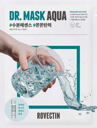 Rovectin/Интенсивно увлажняющая тканевая маска Rovectin Skin Essentials Dr. Mask Aqua. 25 мл.*5 шт.