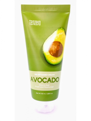 TENZERO / Крем для рук TENZERO RELIEF HAND CREAM AVOCADO (с экстрактом авокадо) 100 мл.
