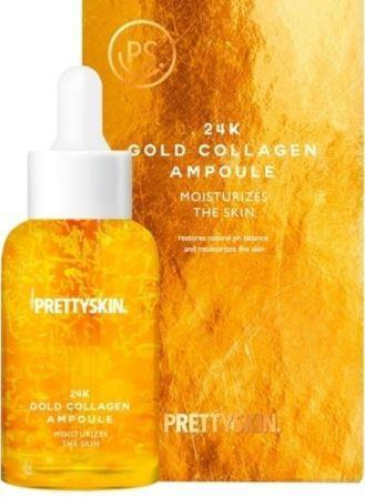 PRETTYSKIN / Омолаживающая сыворотка с золотом и коллагеном 24K Gold Collagen Ampoul. 50 мл.