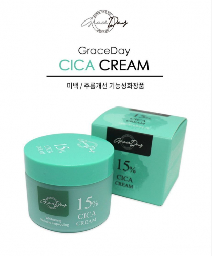 GRACE DAY/ Смягчающий крем с Центеллой Азиатской Cica 15% Cream, 50мл