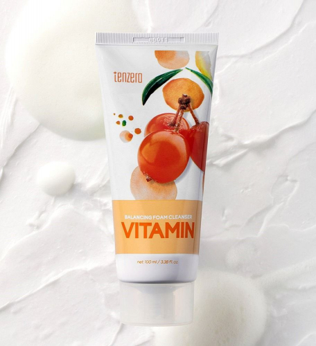 TENZERO / Пенка для умывания Balancing Foam Cleanser Vitamin 100 мл.