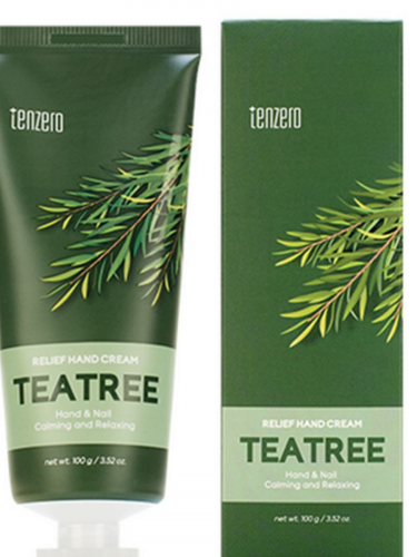 TENZERO / Крем для рук TENZERO RELIEF HAND CREAM Teatree (с экстрактом чайного дерева) 100 мл.